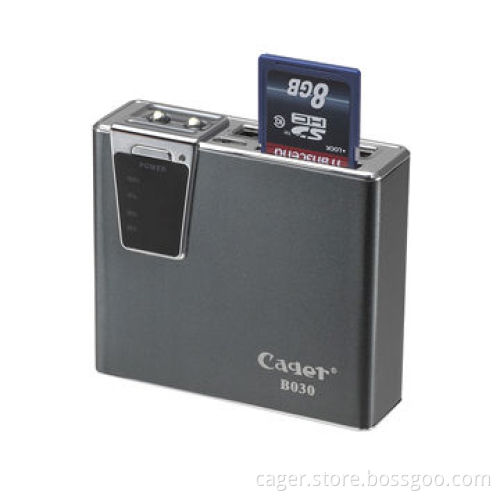 Power bank 5,000mAh with SD card reader